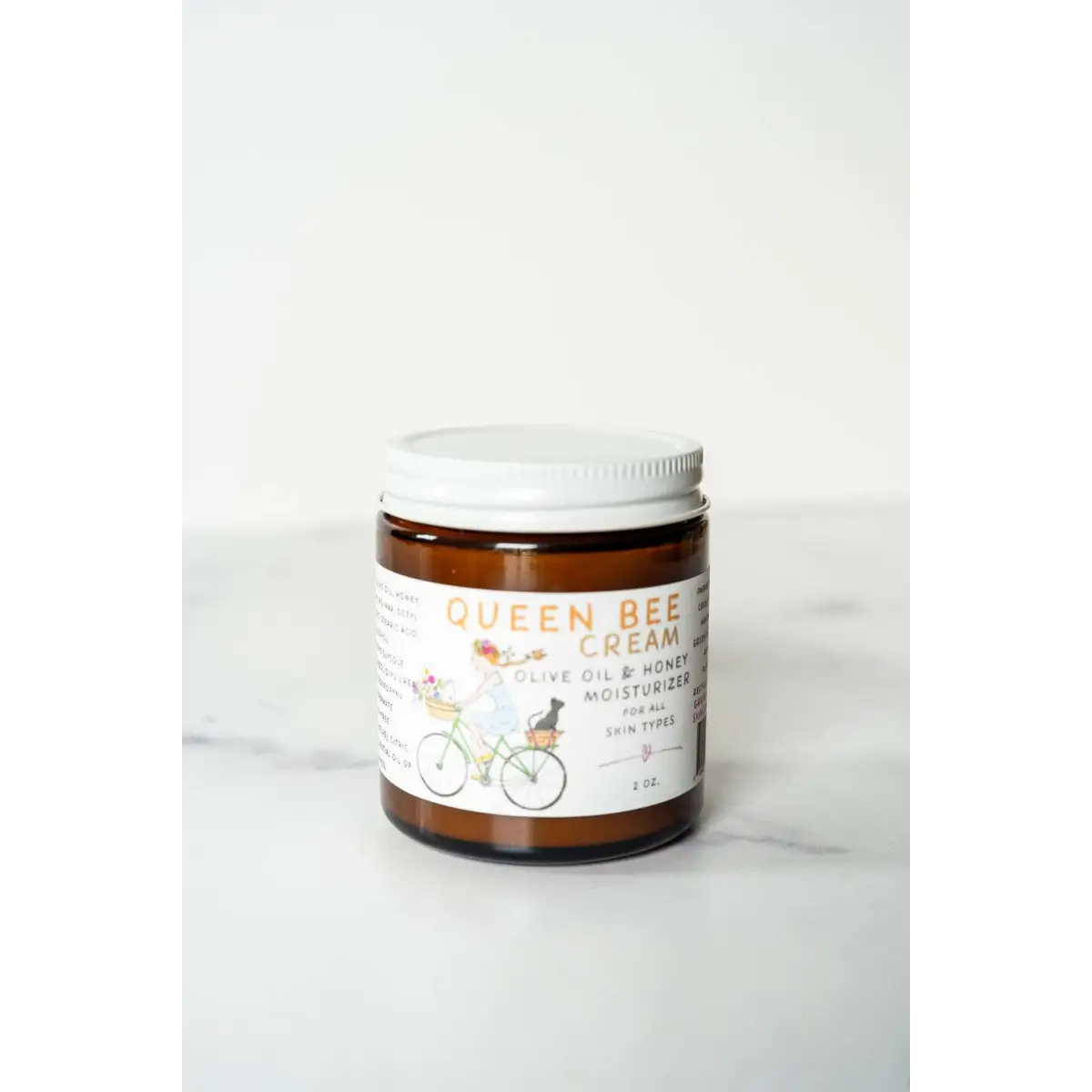 Queen Bee Cream - Olive Oil Lemongrass & Honey Lotion - Granola Girl Skincare