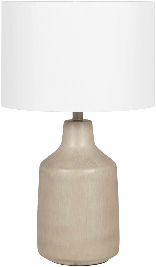 Modern Beige Resin Table Lamp