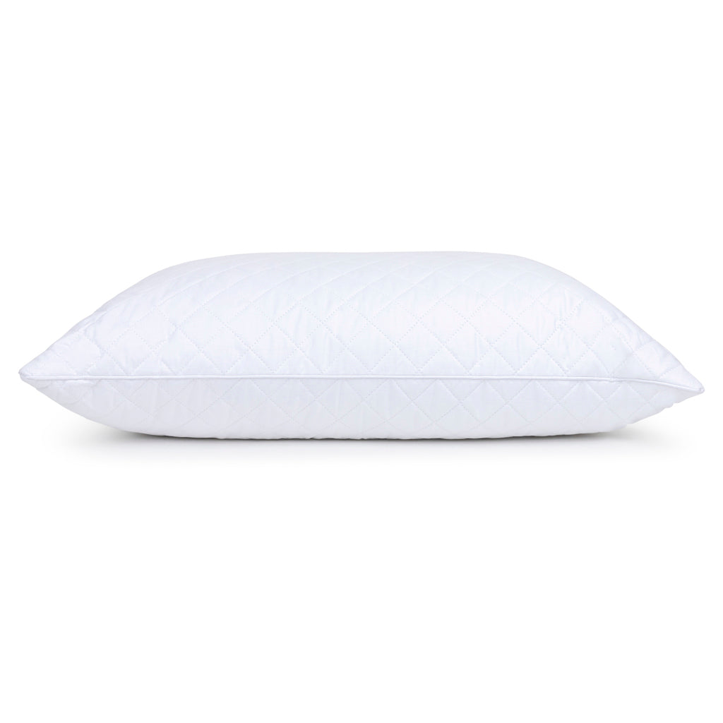 ComfyPlush Supportive Bed Pillow, Premium Down and Feather Fill