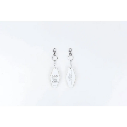 Quote Wood Keychain - Do Better - Adams & Co.