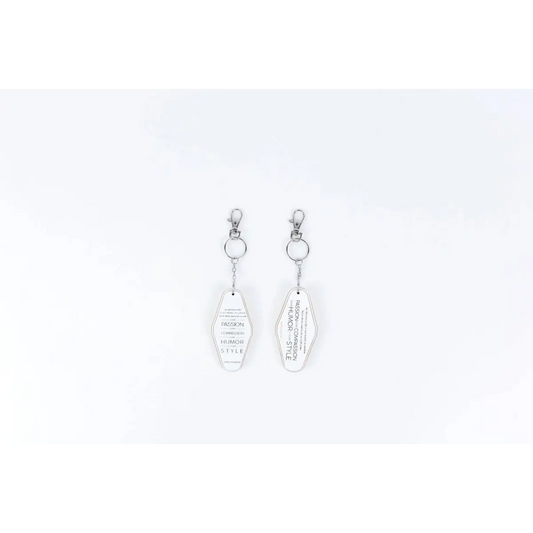 Quote Wood Keychain - Misson in Life - Adams & Co.