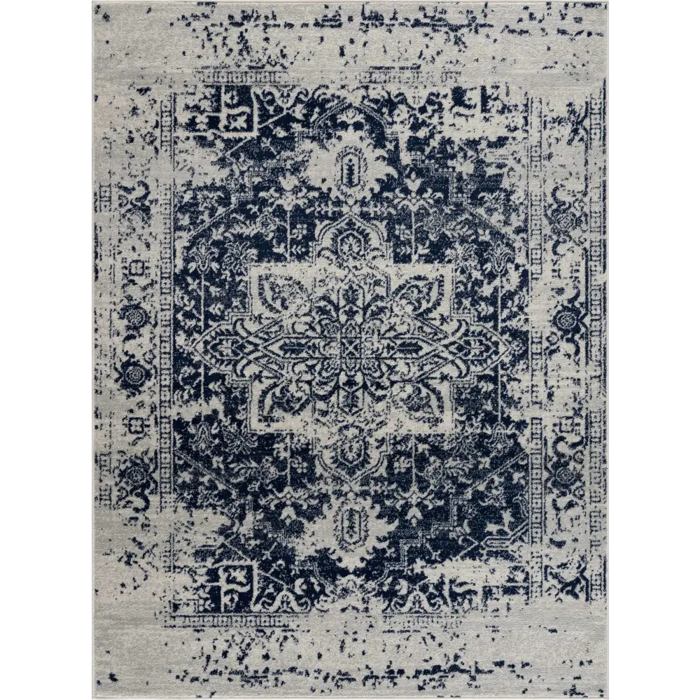 Rachel Navy Area Rug - Boutique Rugs