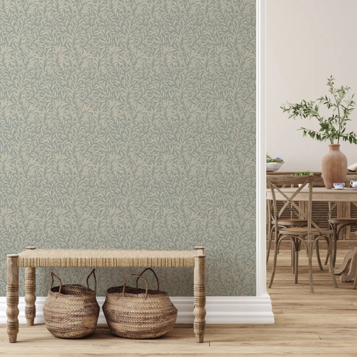 Radley Wallpaper - Botanical Leaves - by The Fibery - Loomwell Home Goods