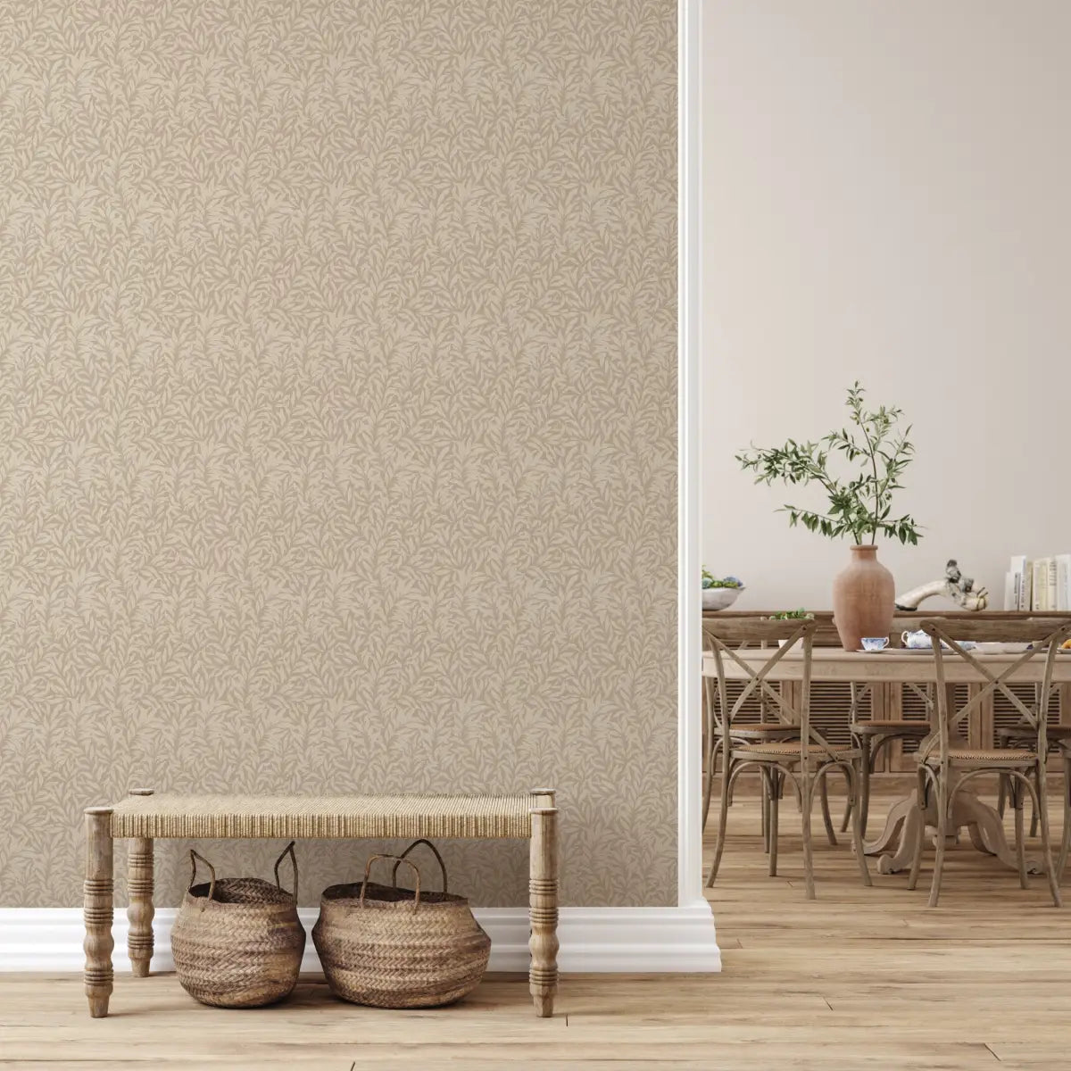Radley Wallpaper - Botanical Leaves - by The Fibery - Loomwell Home Goods