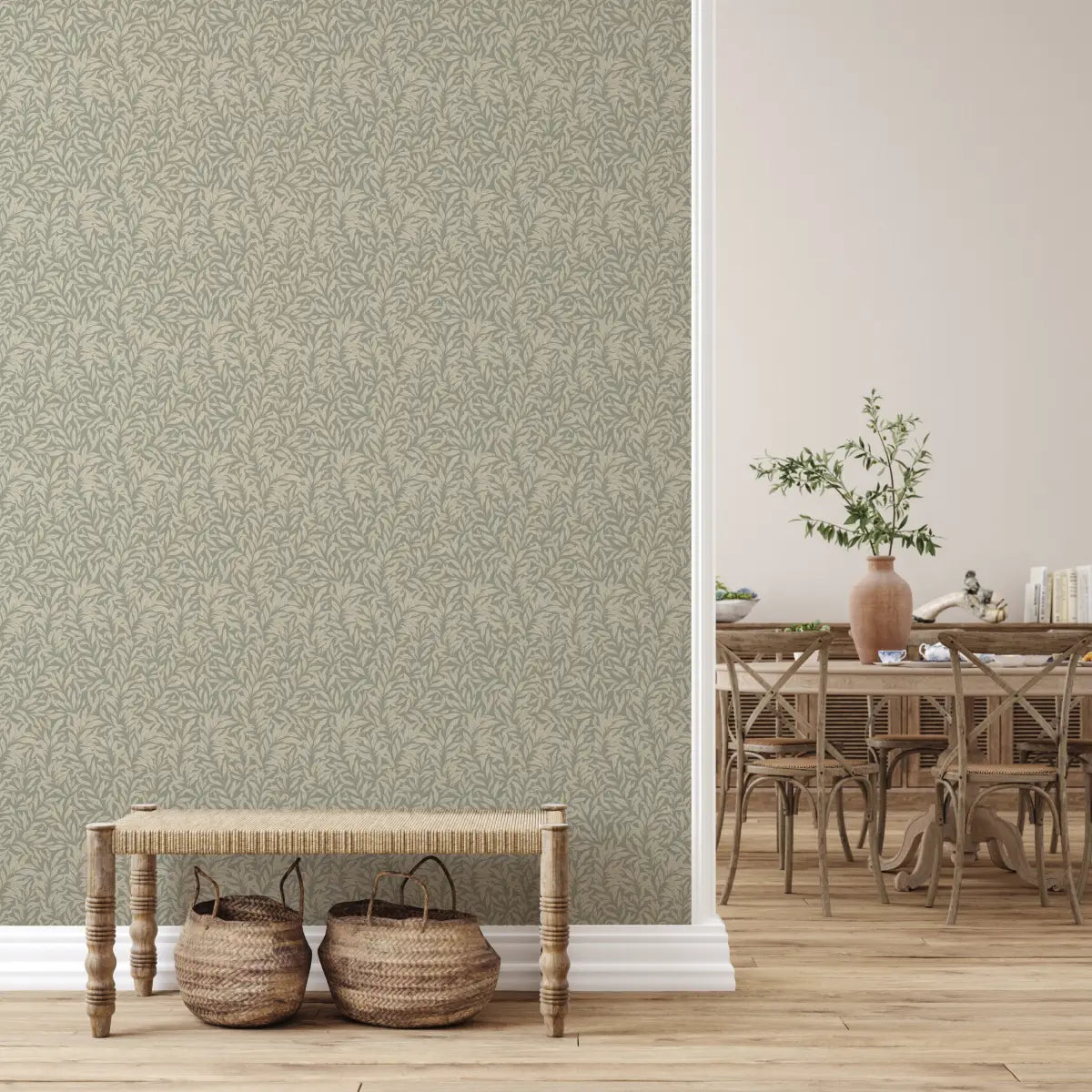 Radley Wallpaper - Botanical Leaves - by The Fibery - Loomwell Home Goods