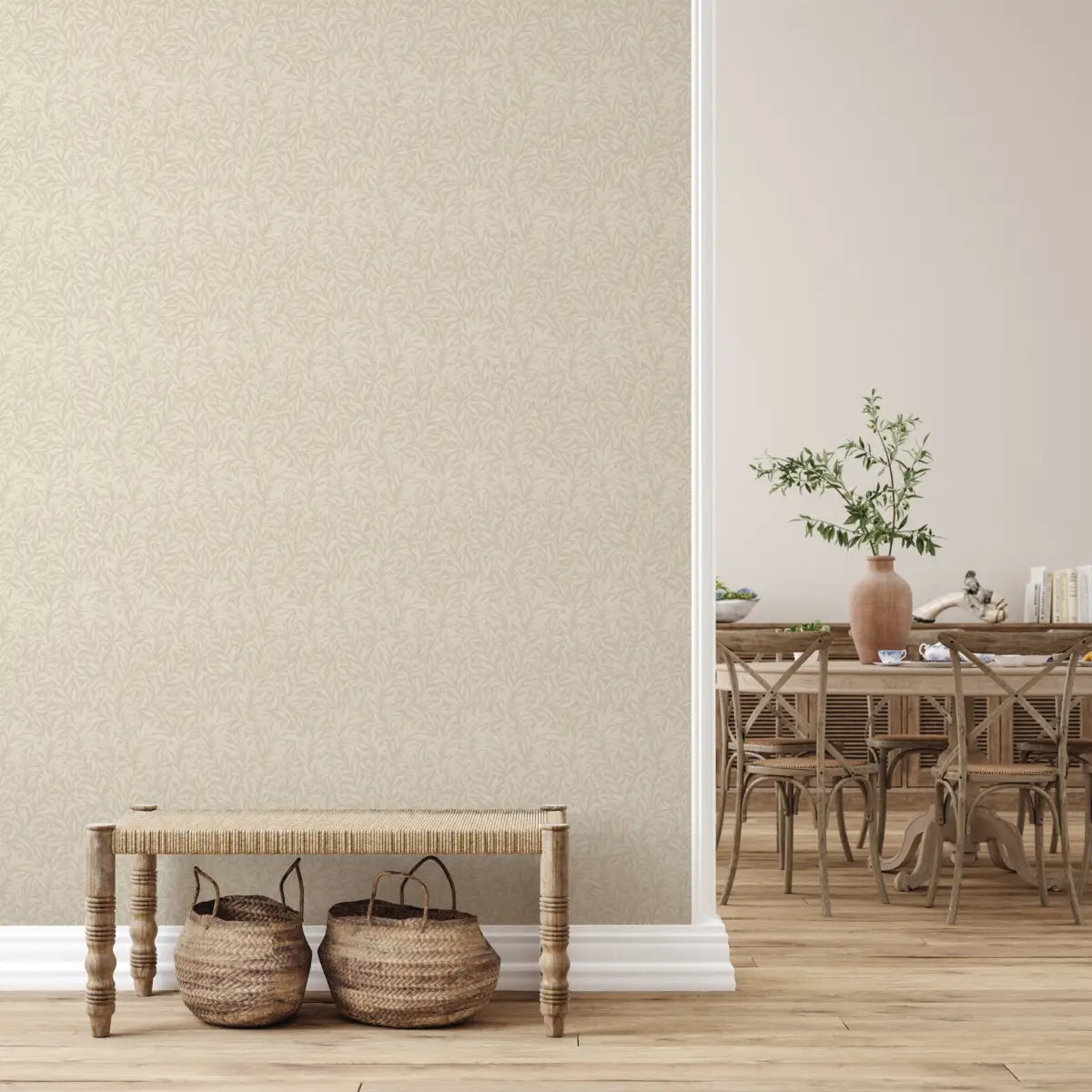 Radley Wallpaper - Botanical Leaves - by The Fibery - Loomwell Home Goods