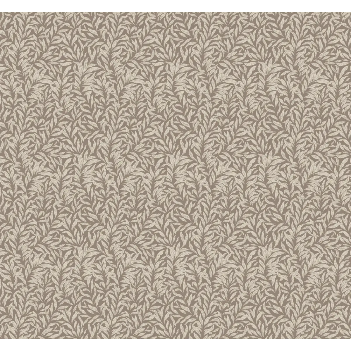 Radley Wallpaper - Botanical Leaves - by The Fibery - Sample 1 foot by 1 foot / Dark Neutral - Loomwell Home Goods