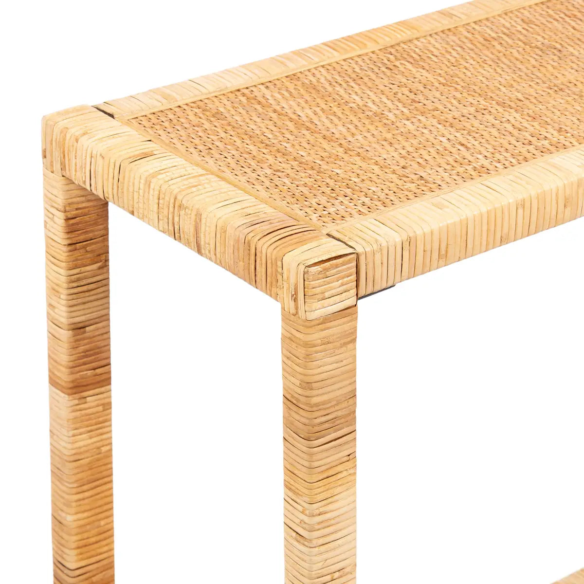Rattan Console or Sofa Table - kateandlaurel