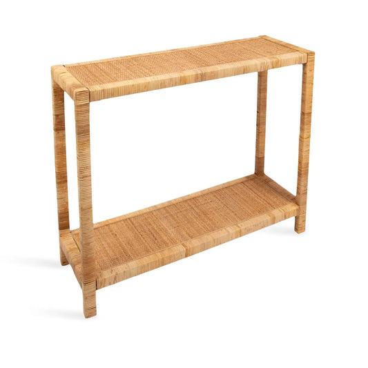 Rattan Console or Sofa Table - kateandlaurel