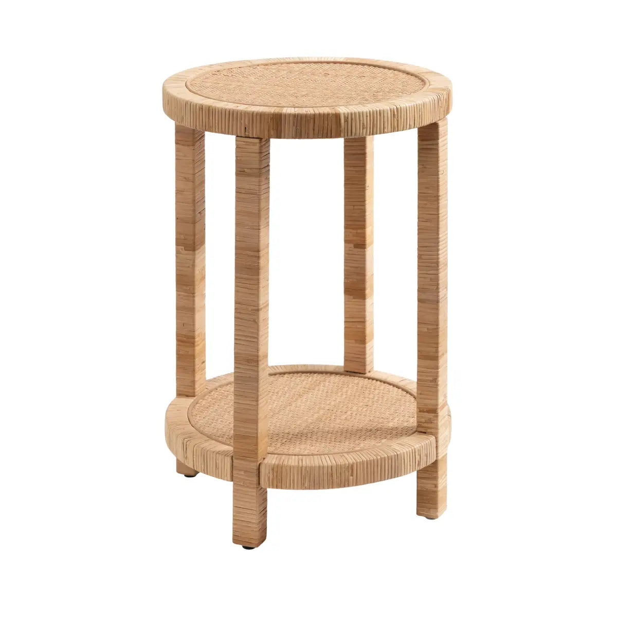 Rafina Rattan Round Table - Natural / 16x16x24 - kateandlaurel