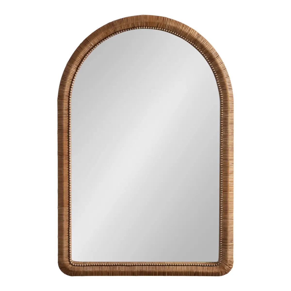 Beaded Arch Framed Wall Mirror - kateandlaurel