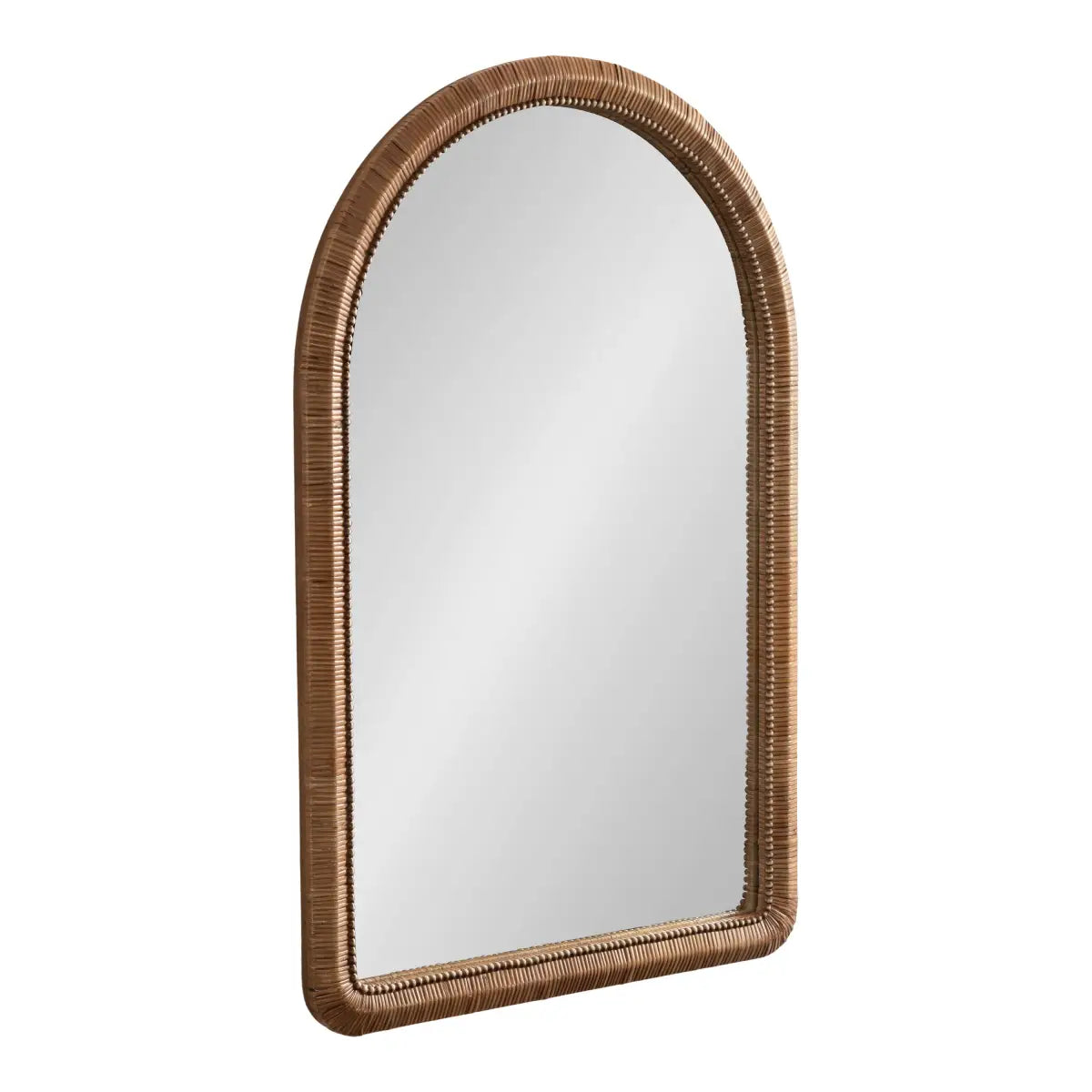 Beaded Arch Framed Wall Mirror - kateandlaurel