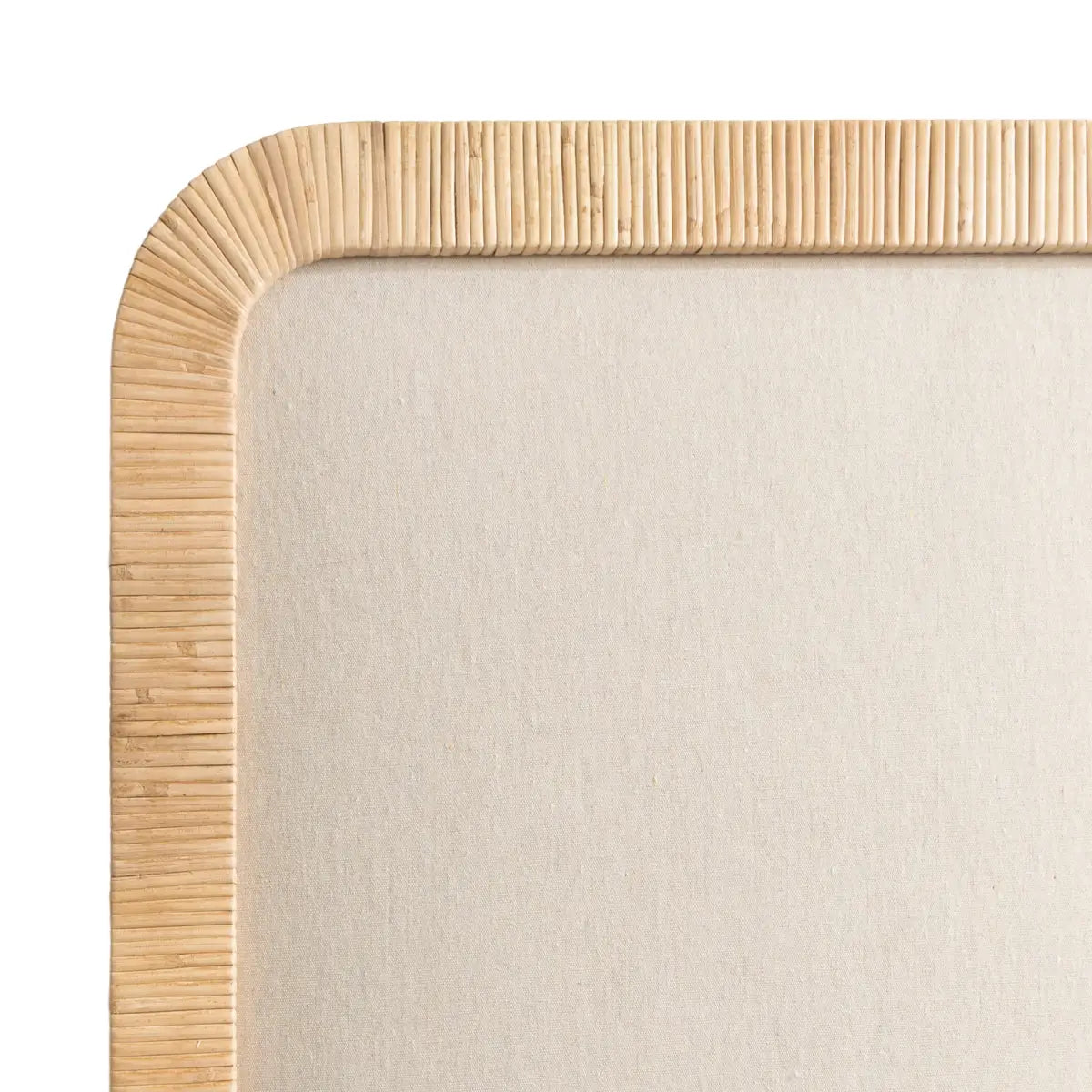 Rahfy Rattan Fabric Pinboard or Bulletin Board - kateandlaurel