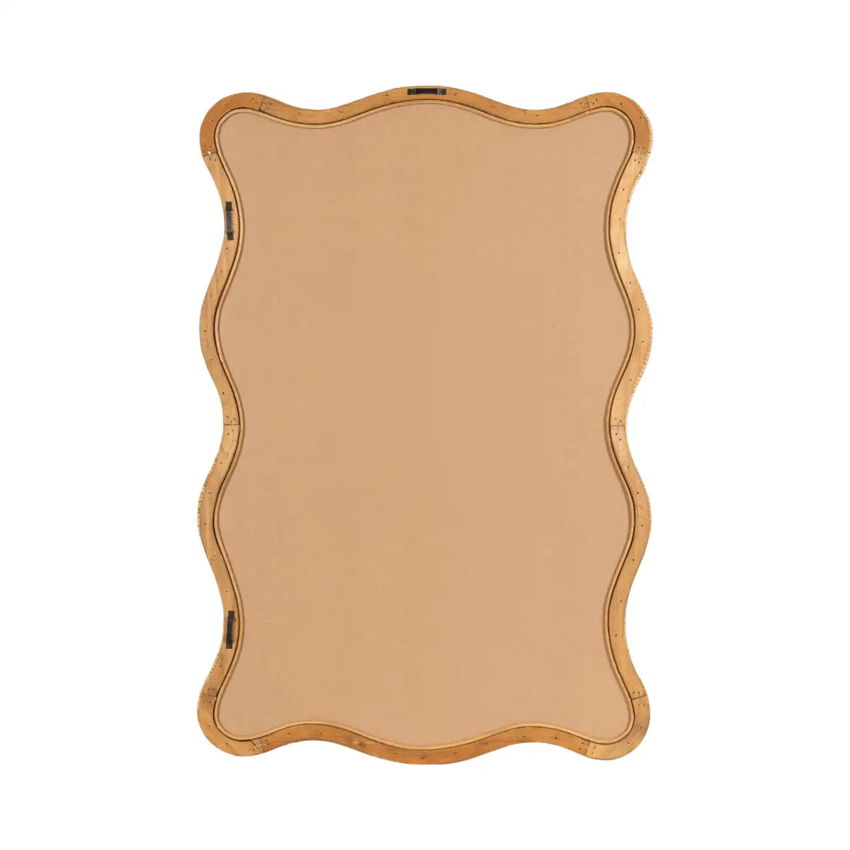 Rahfy Rattan Rectangle Scallop Mirror - kateandlaurel