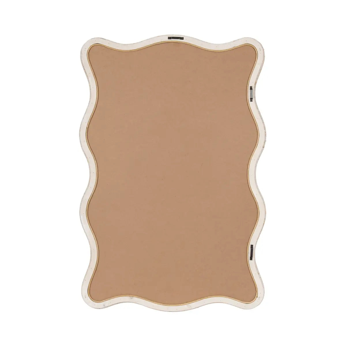 Rahfy Rattan Rectangle Scallop Mirror - kateandlaurel
