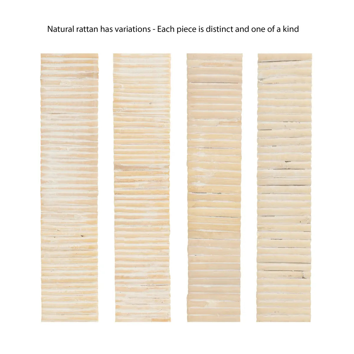 Rahfy Rectangle Rattan Wall Mirror - kateandlaurel