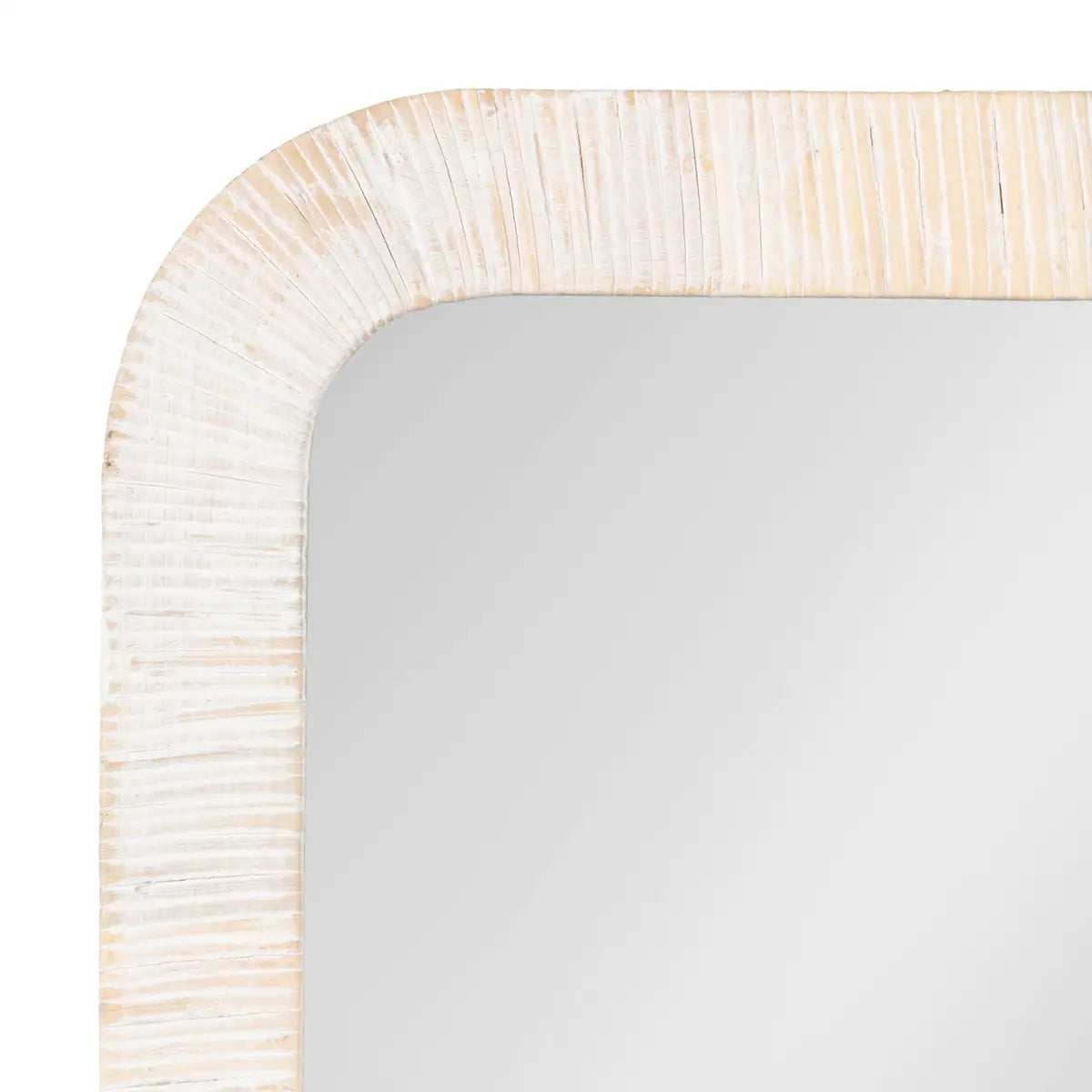 Rahfy Rectangle Rattan Wall Mirror - kateandlaurel