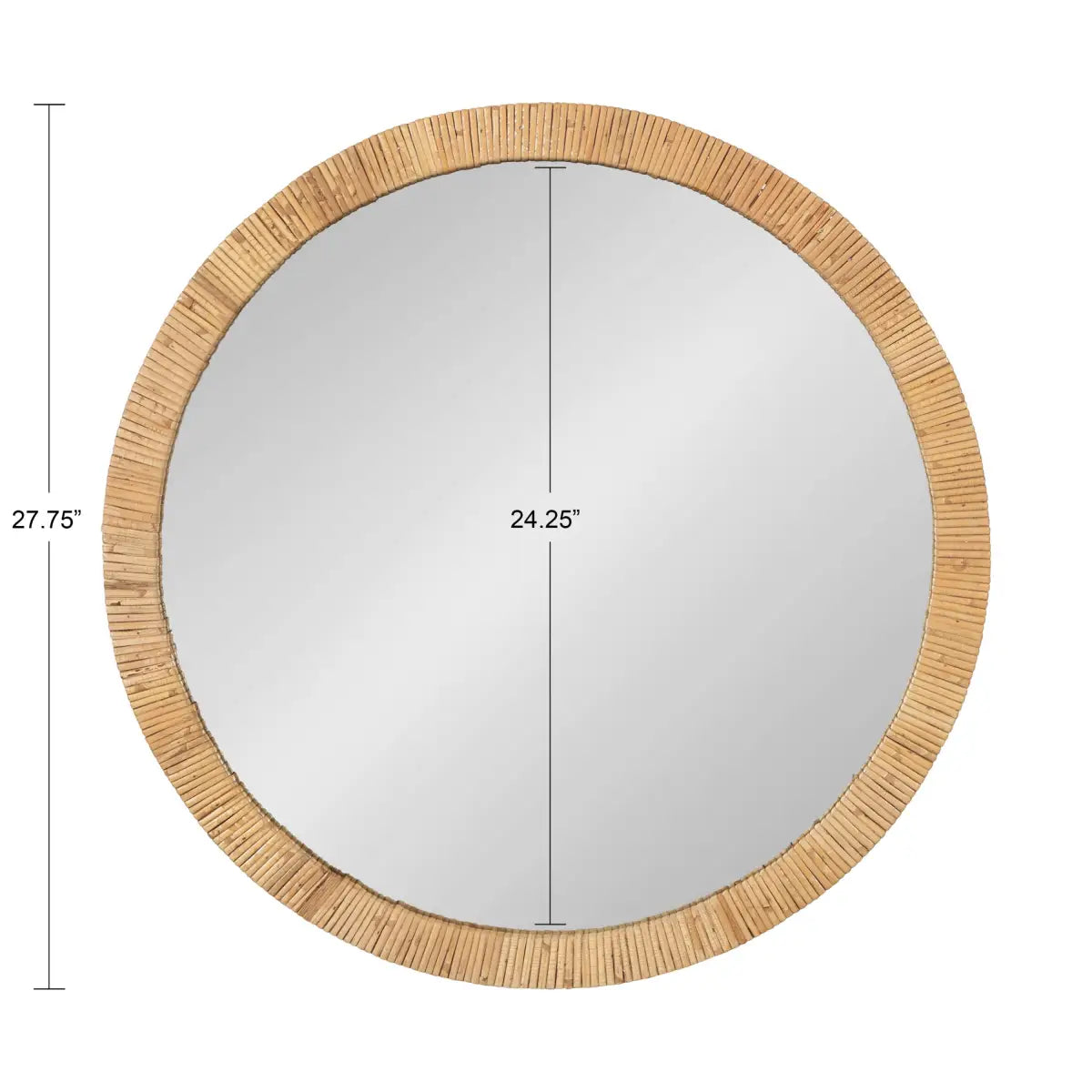 Rahfy Round Framed Wall Mirror - kateandlaurel