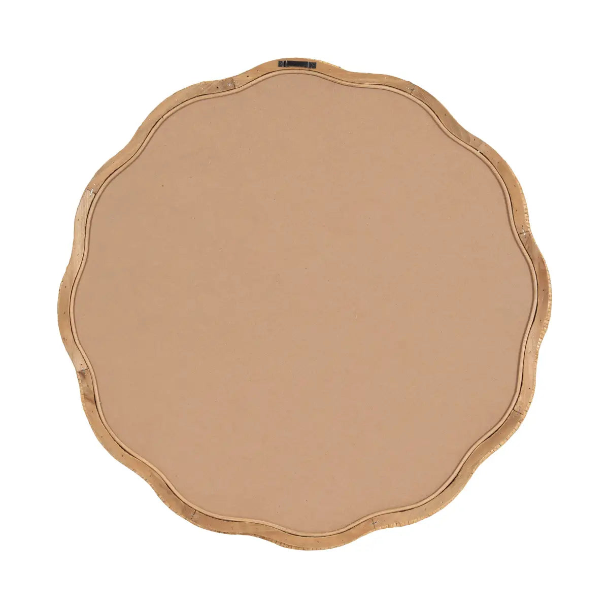 Rahfy Scallop Edge Rattan Wall Mirror - kateandlaurel