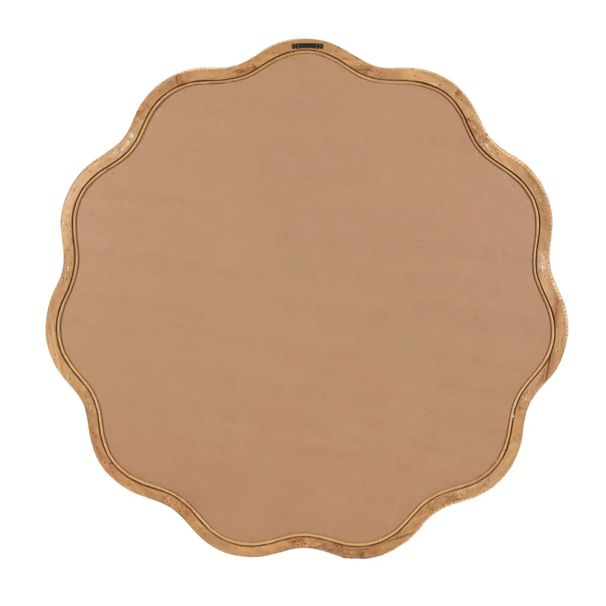 Rahfy Scallop Edge Rattan Wall Mirror - kateandlaurel