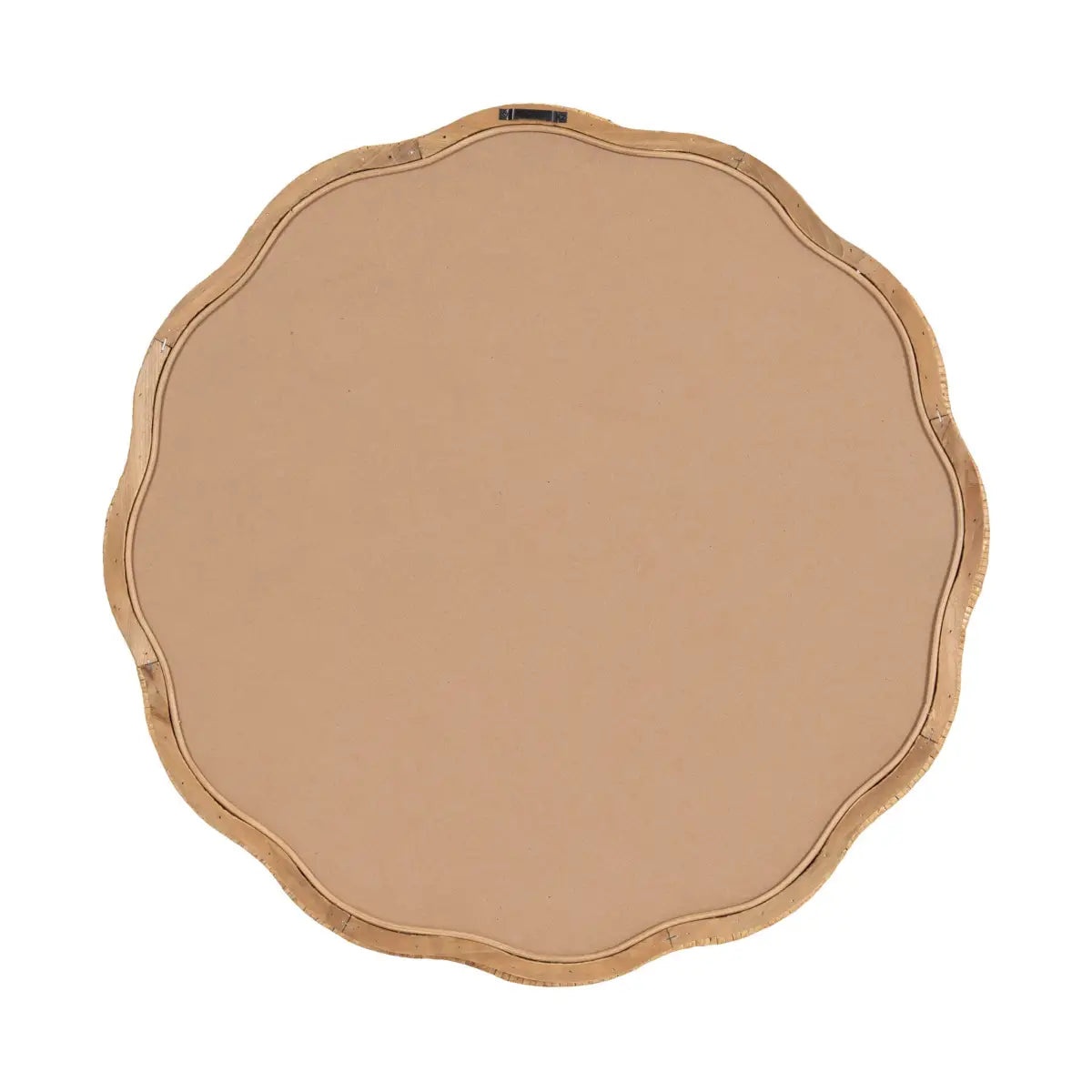 Rahfy Scallop Edge Rattan Wall Mirror - kateandlaurel