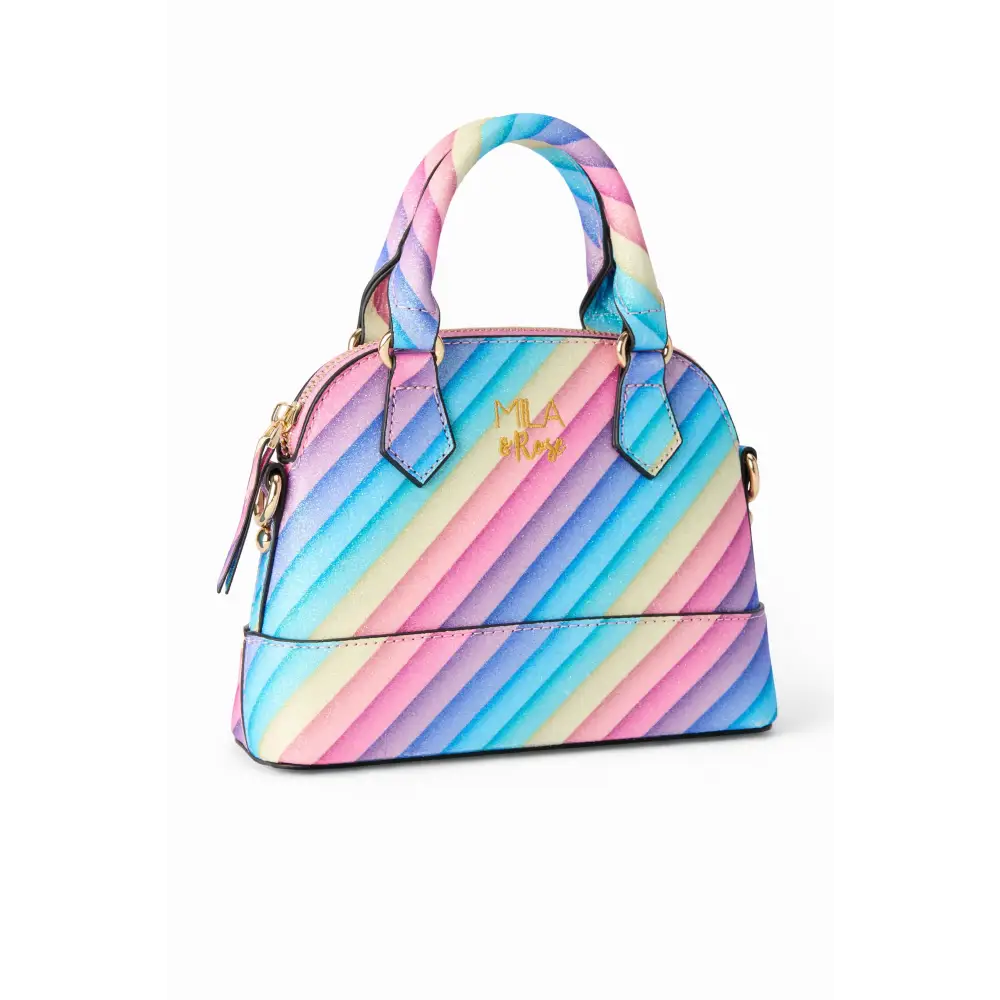 Rainbow Glitter Girl’s Crossbody Purse - Mila & Rose ®