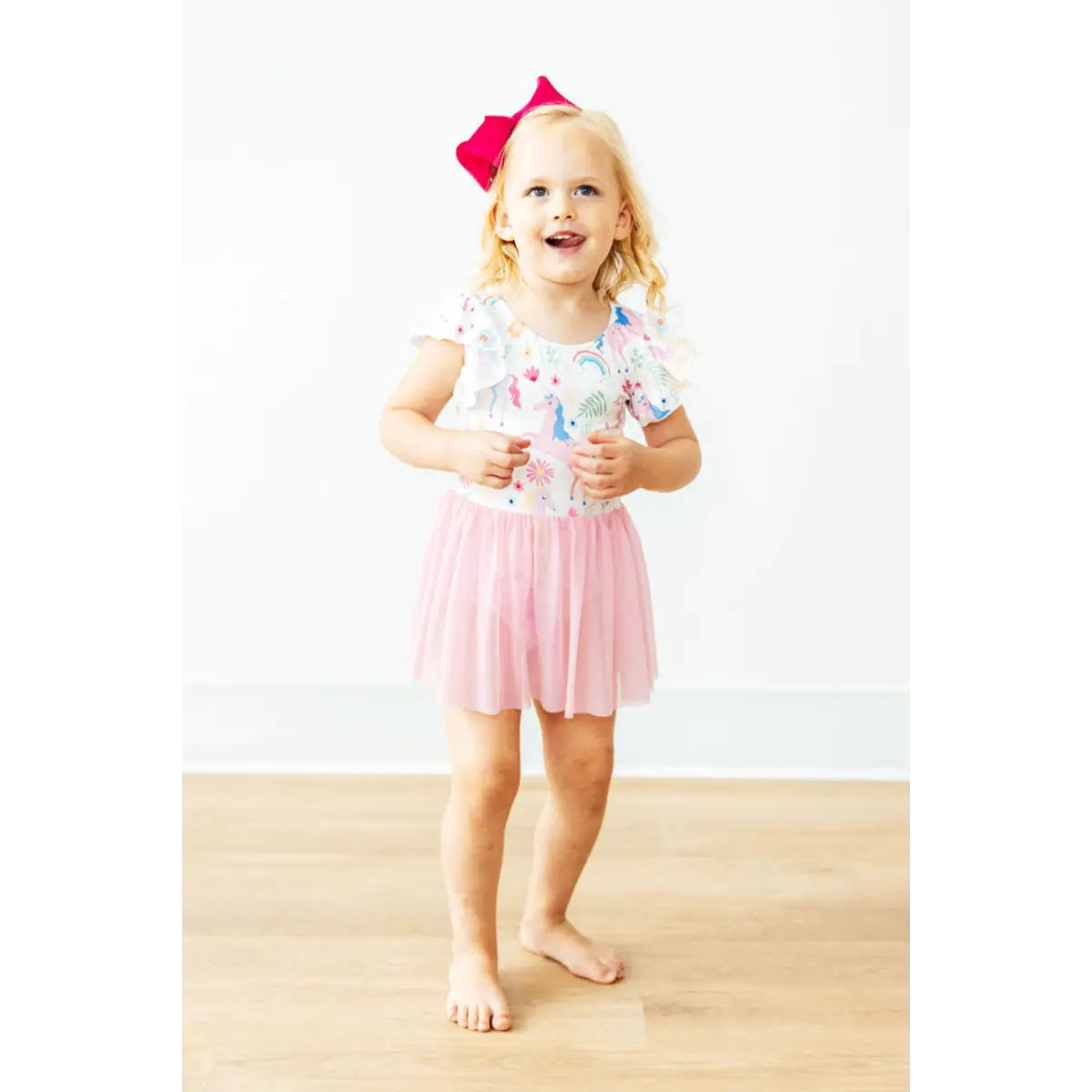 Rainbow Vibes S/S Twirl Leotard - Mila & Rose ®