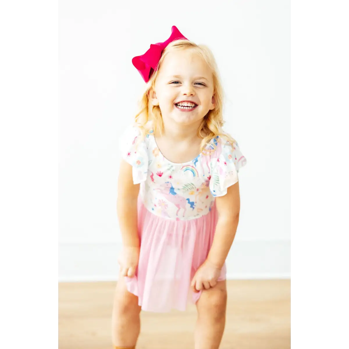Rainbow Vibes S/S Twirl Leotard - Mila & Rose ®