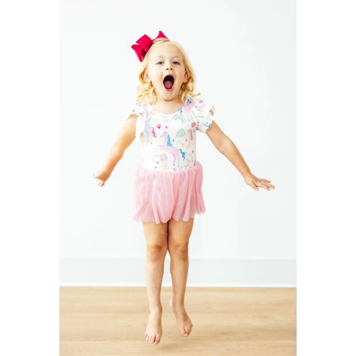 Rainbow Vibes S/S Twirl Leotard - Mila & Rose ®