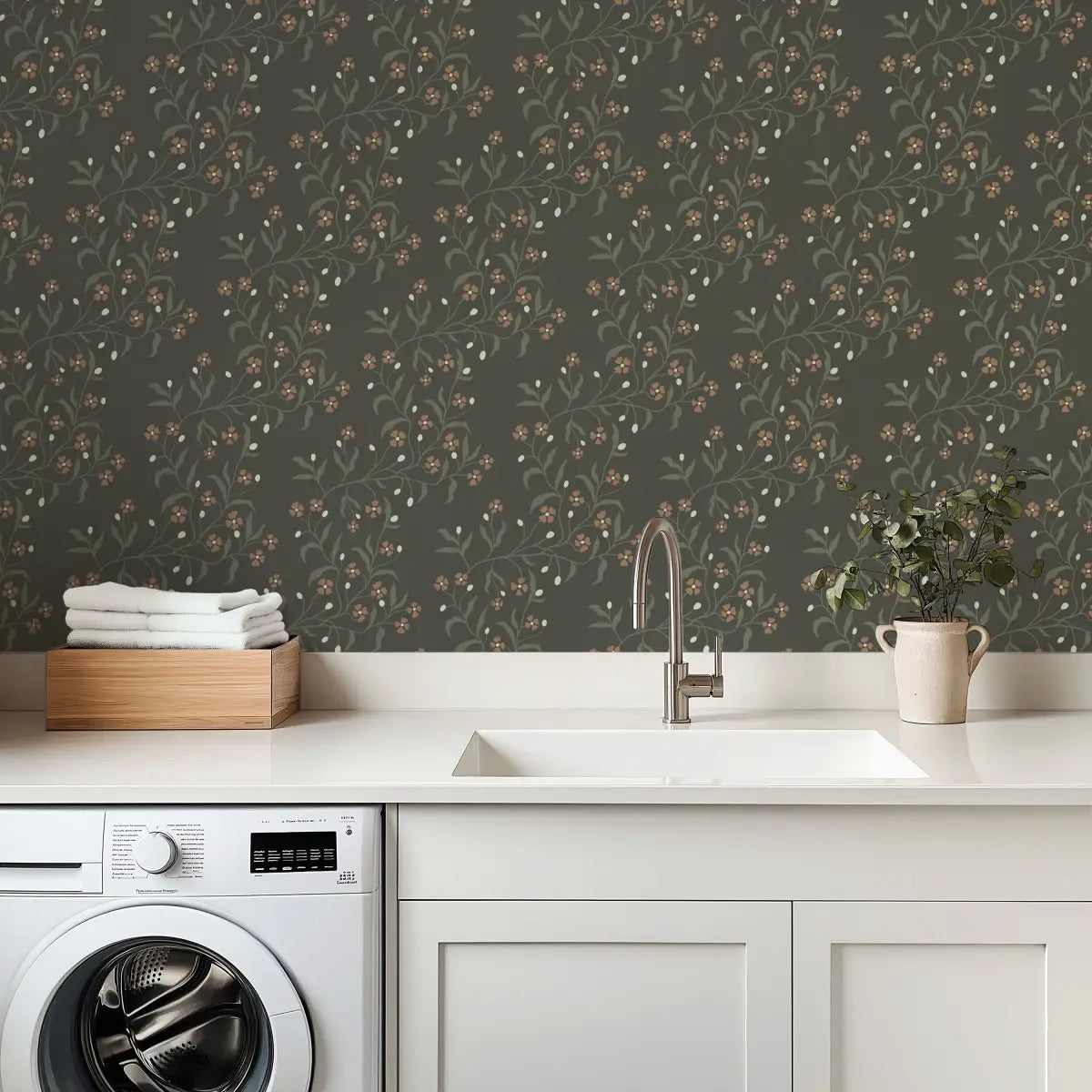 Rainey Wallpaper - Waves of Flowers - by Danelys Sidron - Loomwell Home Goods