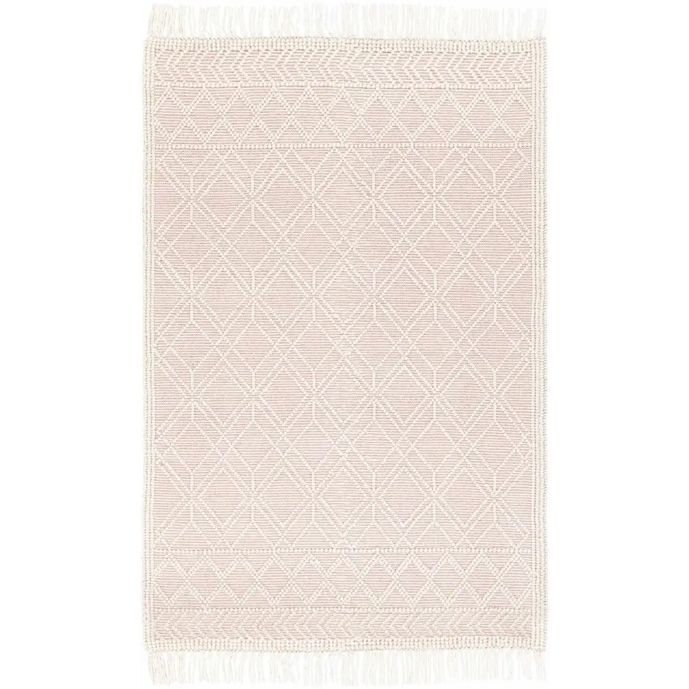 Ramsbury Soft Pink Wool Rug - Boutique Rugs