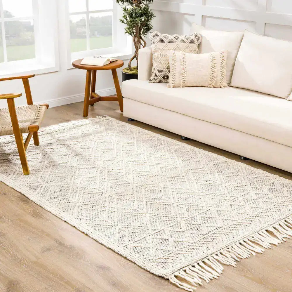 Ramsbury Wool Area Rug - 5’ x 7’6’’ Rectangle - Boutique Rugs