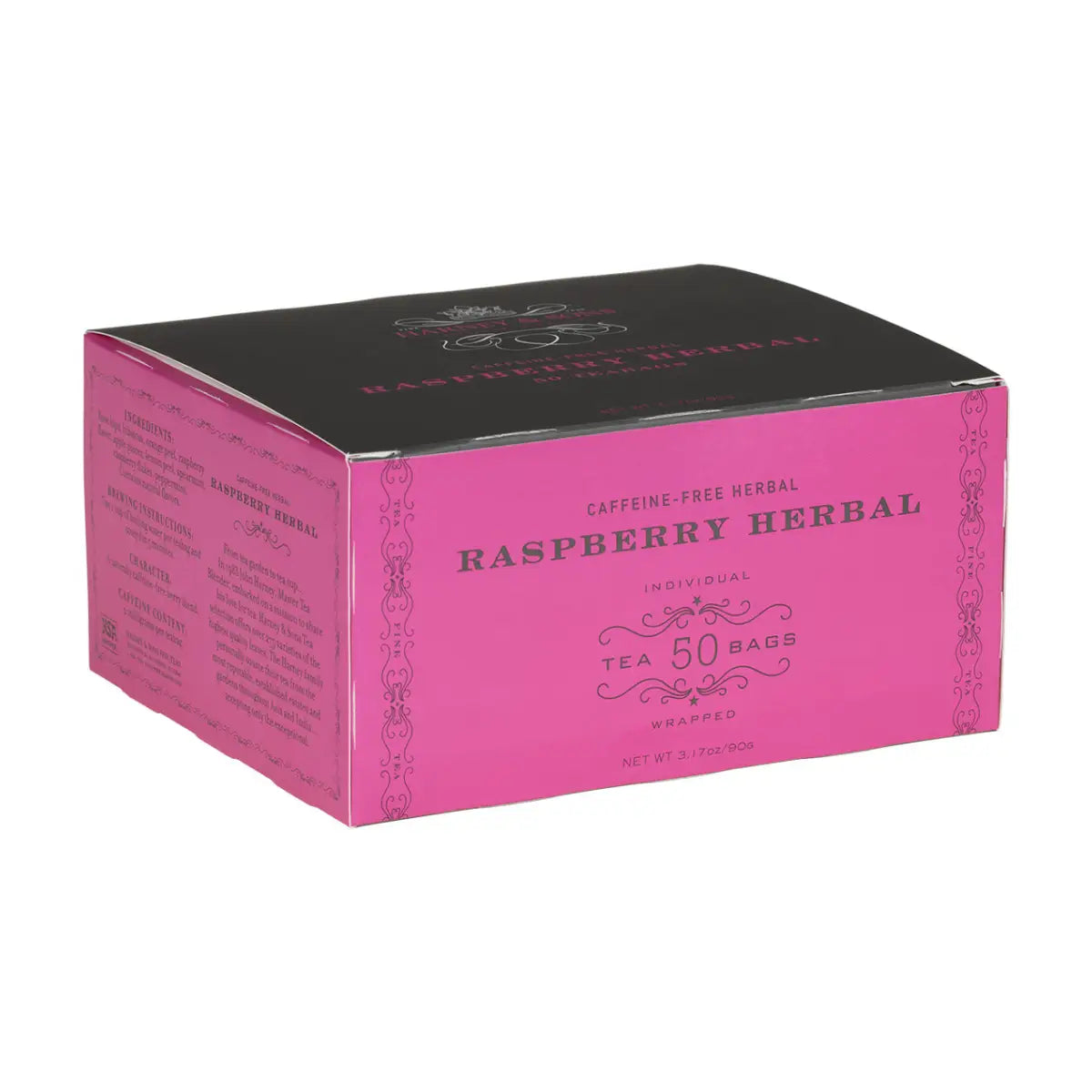 Raspberry Herbal Tea - Box of 50 Wrapped Teabags - Teabags / Box of 50 Wrapped Teabags - Harney & Sons Fine Teas