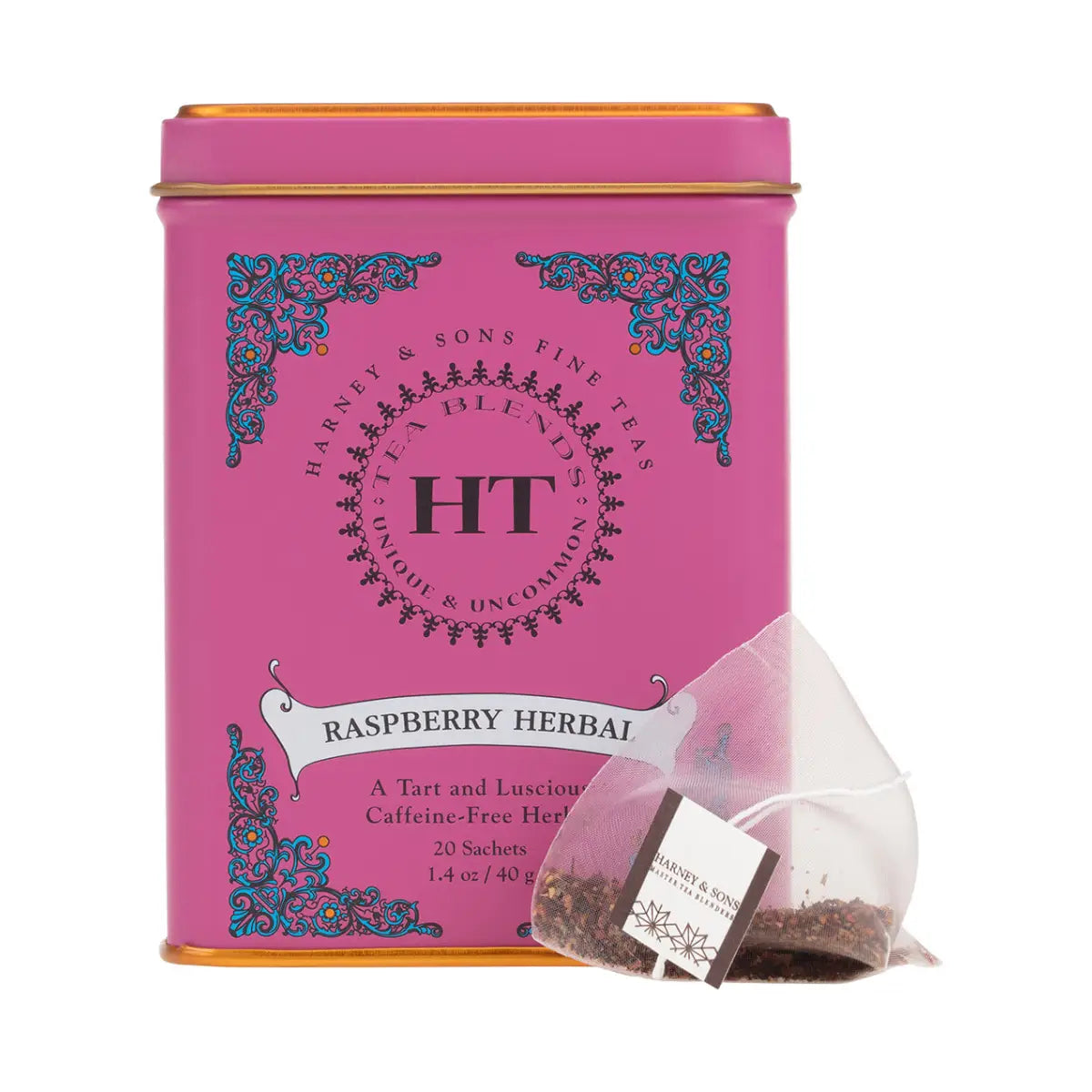 Raspberry Herbal Tea - HT Tin of 20 Sachets - Sachets / Tin of 20 Sachets - Harney & Sons Fine Teas