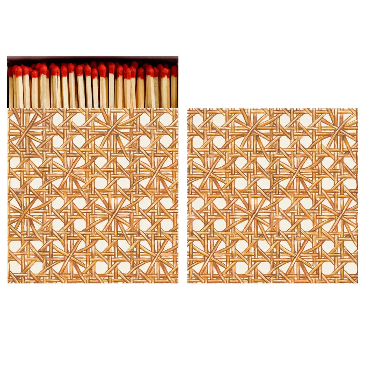 Matches - Rattan Weave - Hester & Cook - Stationery