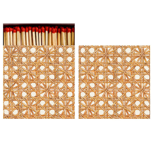 Matches - Rattan Weave - Hester & Cook - Stationery