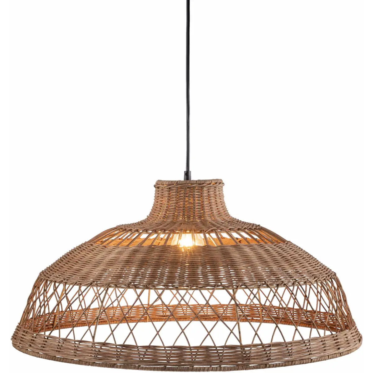 Rattan Woven Pendant Light - Boutique Rugs