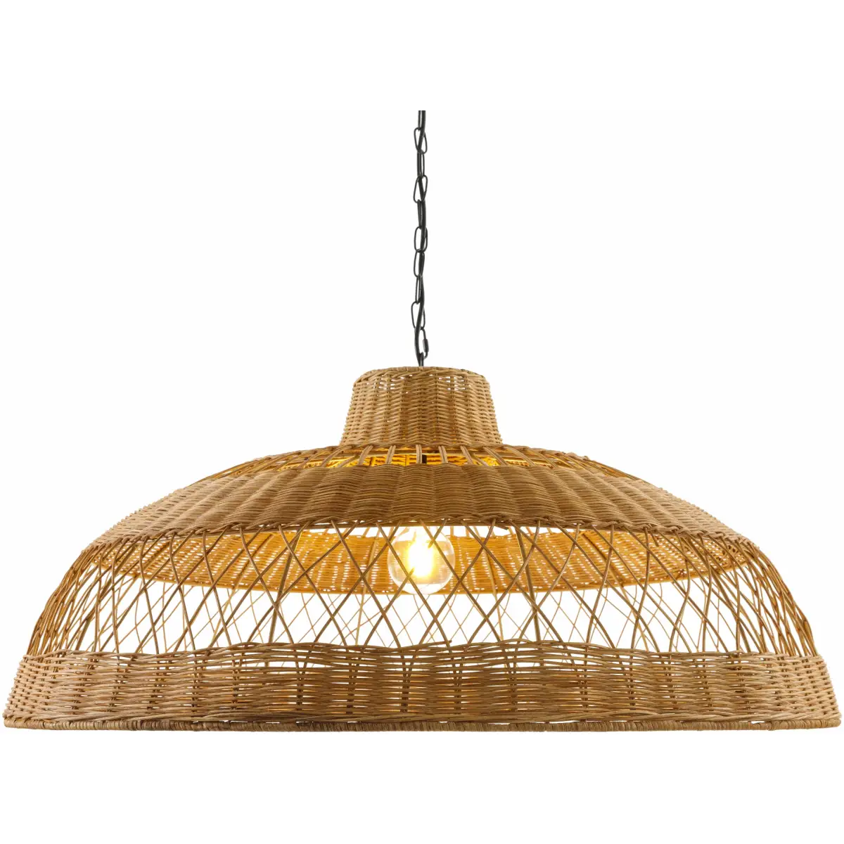 Rattan Woven Pendant Light - Boutique Rugs
