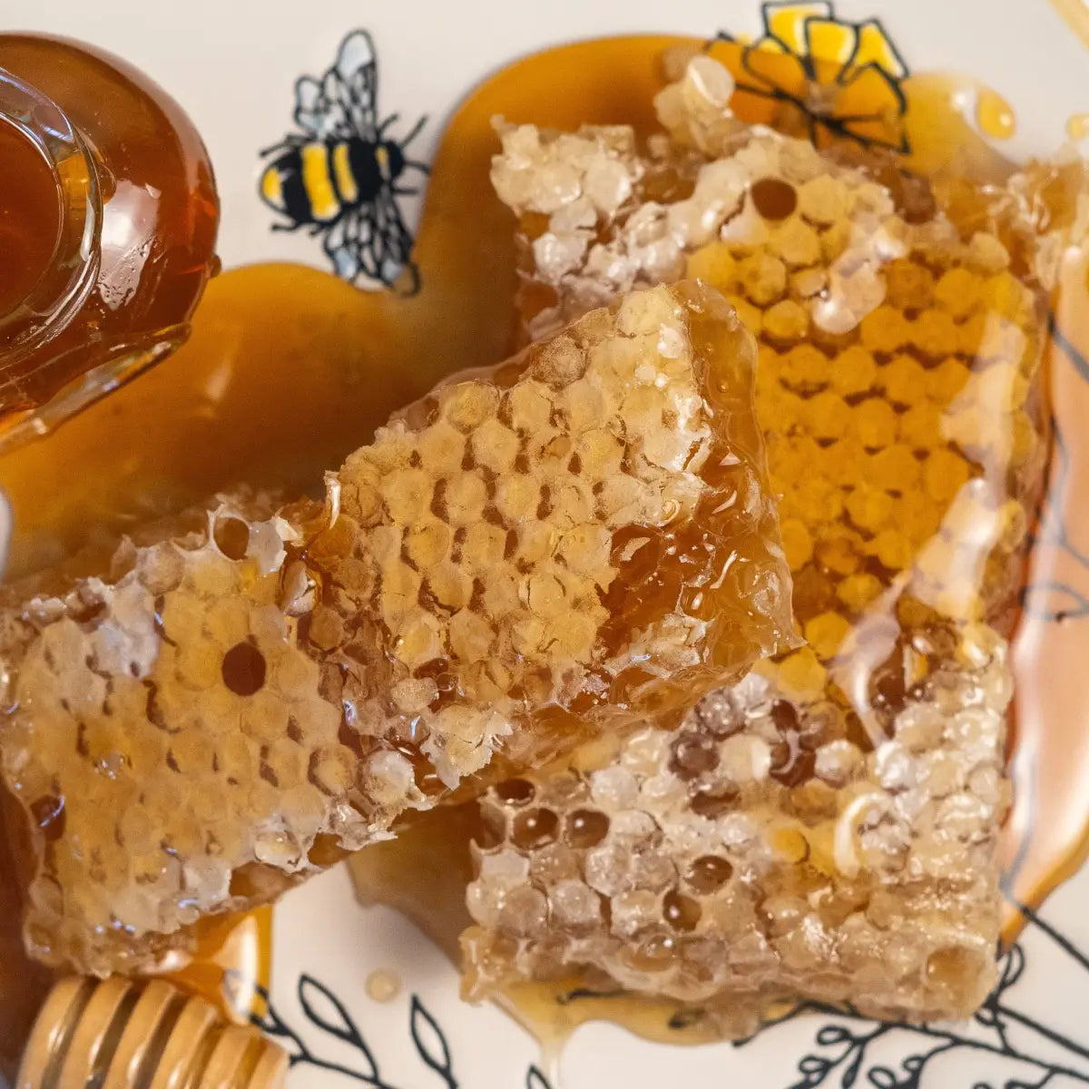 Raw Honey Comb - New England - Hand Cut - Aquidneck Honey