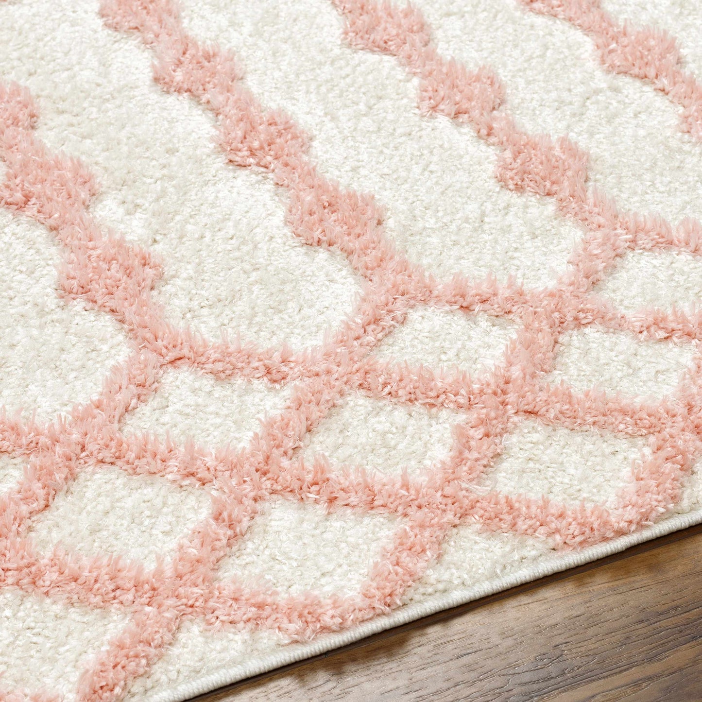 Darva Pink Plush Area Carpet - Boutique Rugs