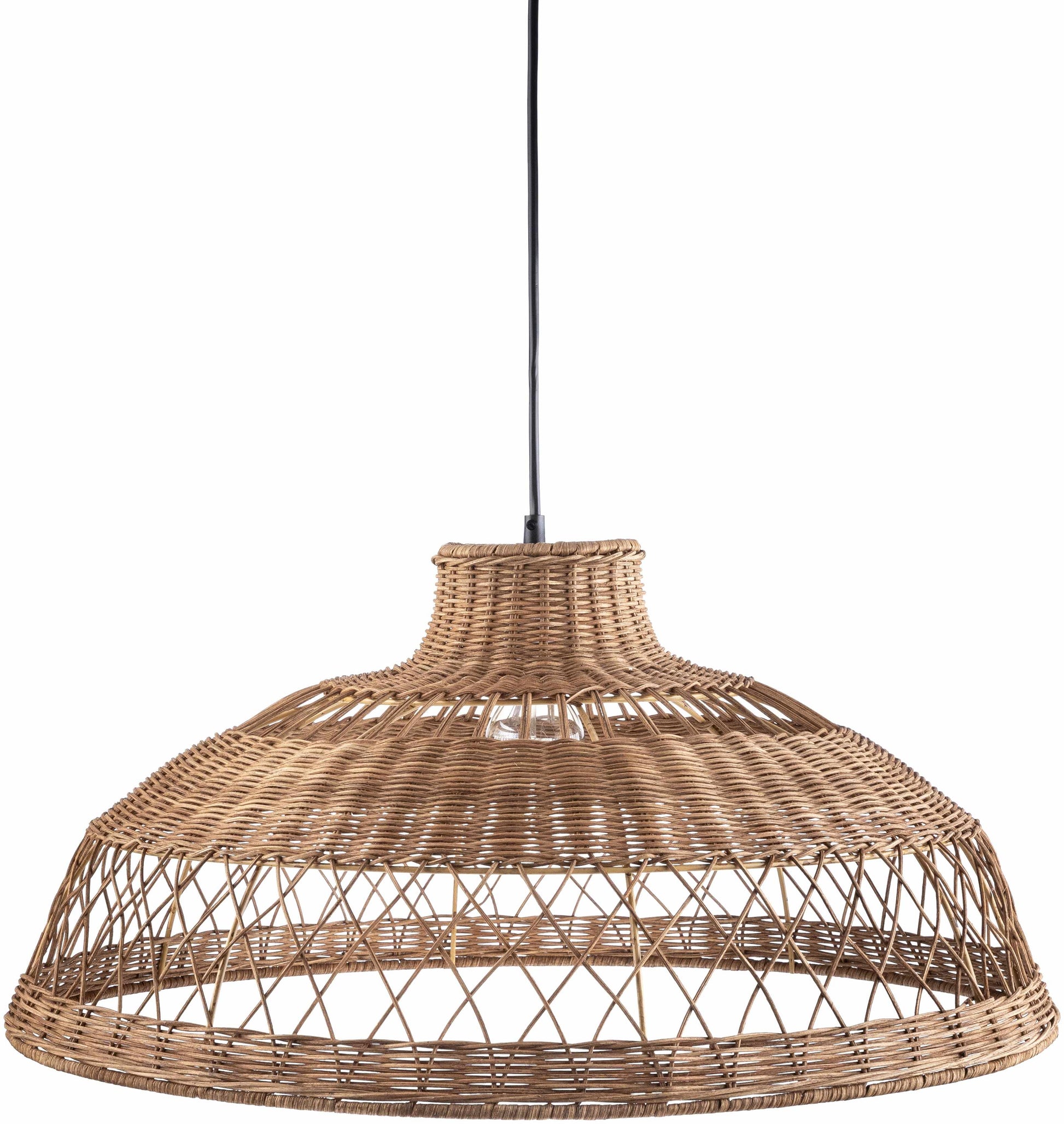 Rattan Woven Pendant Light - Boutique Rugs