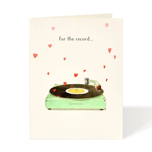 Valentine’s Day Card - For the Record - Love & Friendship - Felix Doolittle