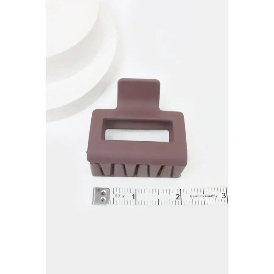 Rectangle Medium Matte Hair Claw Clip - Set of 2 - Love and Repeat