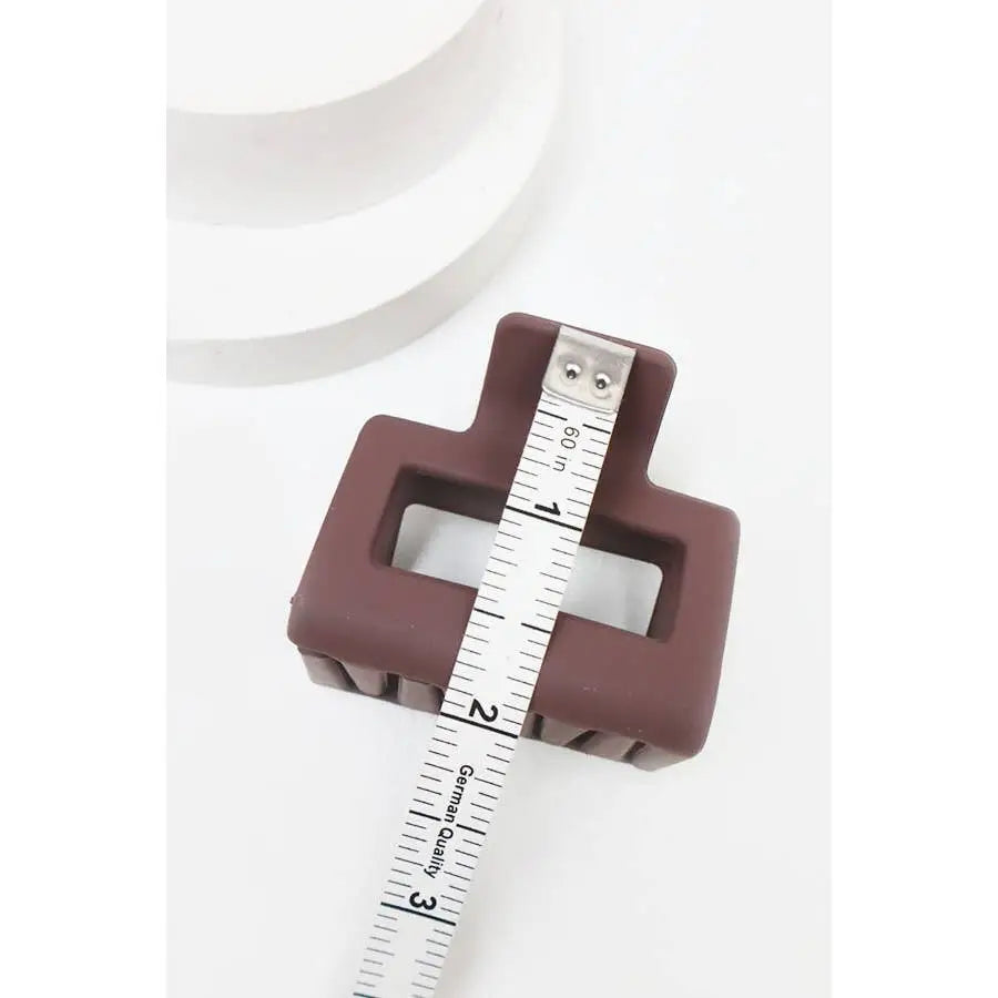 Rectangle Medium Matte Hair Claw Clip - Set of 2 - Love and Repeat