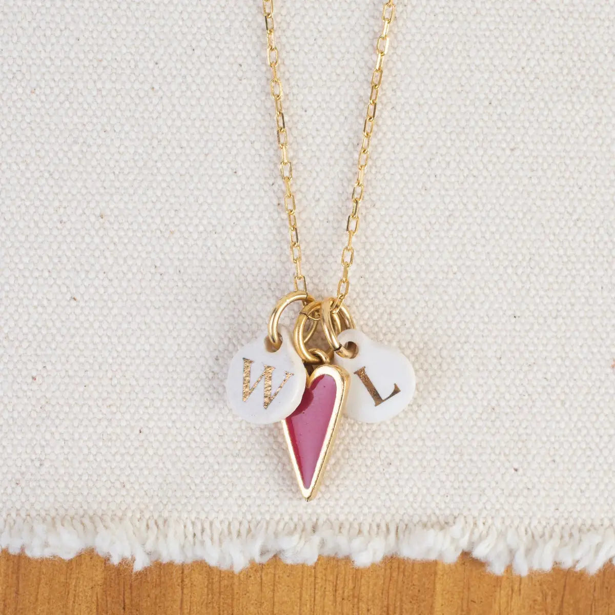Red Heart Charm - Bracelet or Necklace - Bel Kai