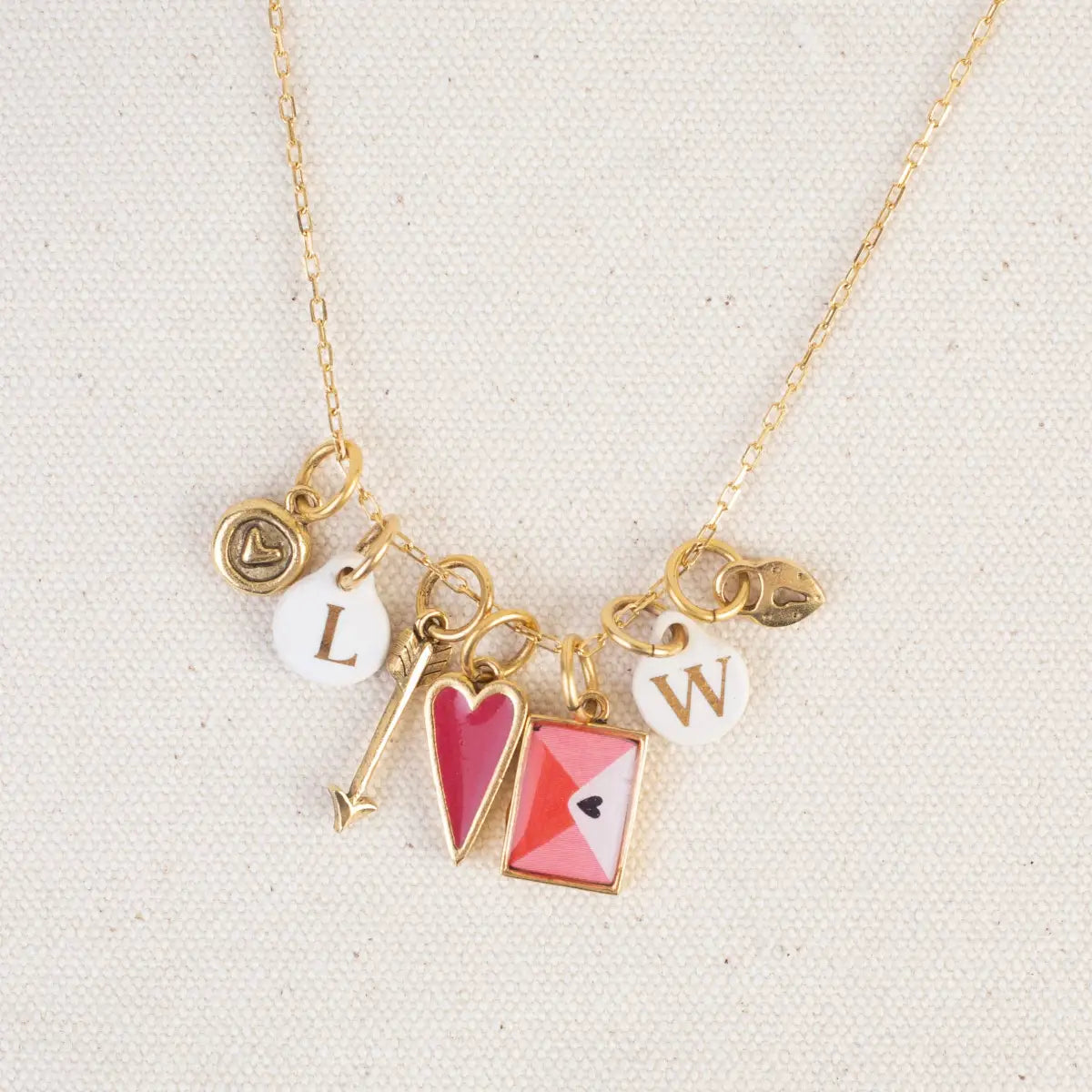 Red Heart Charm - Bracelet or Necklace - Bel Kai