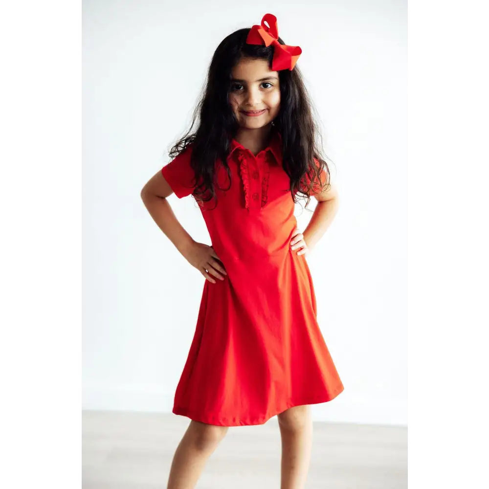 Red Polo Dress - Mila & Rose ®