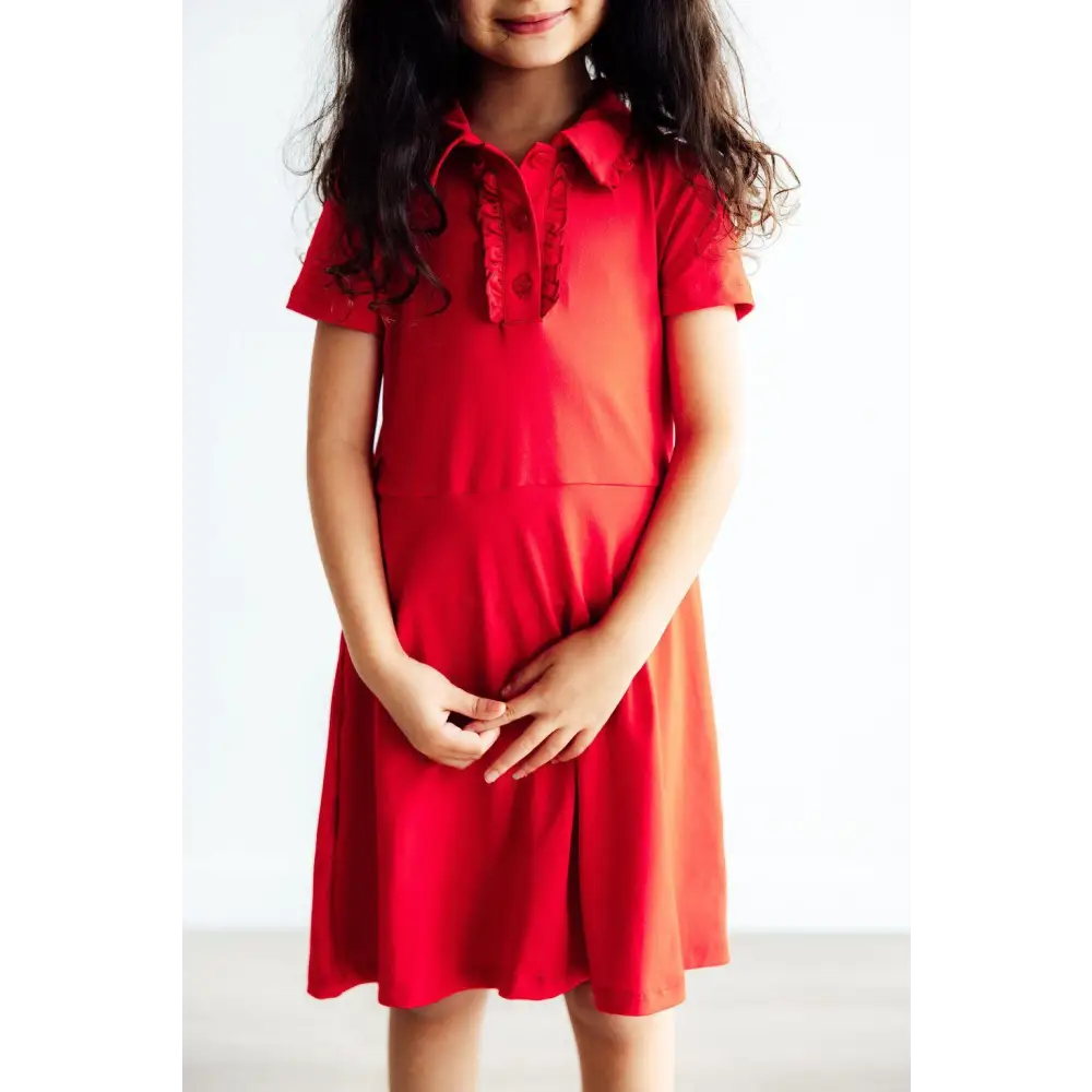 Red Polo Dress - Mila & Rose ®