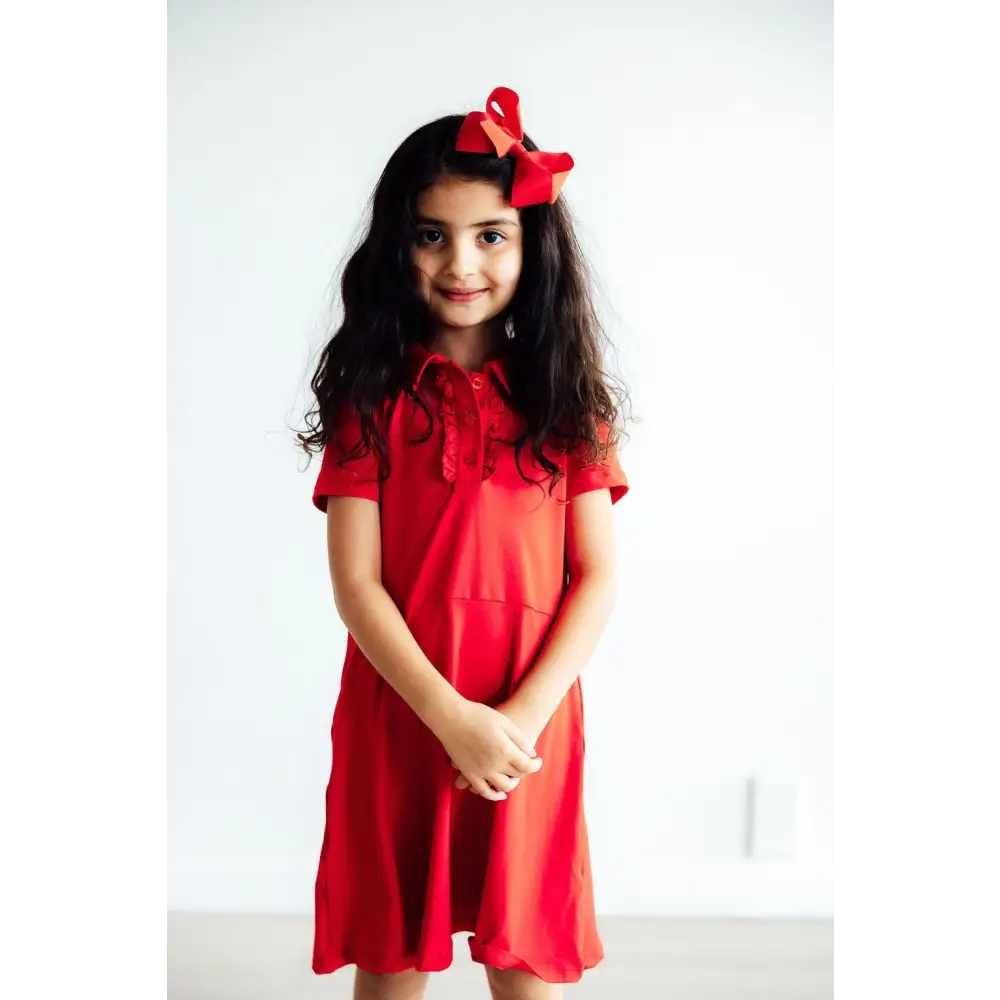 Red Polo Dress - Mila & Rose ®