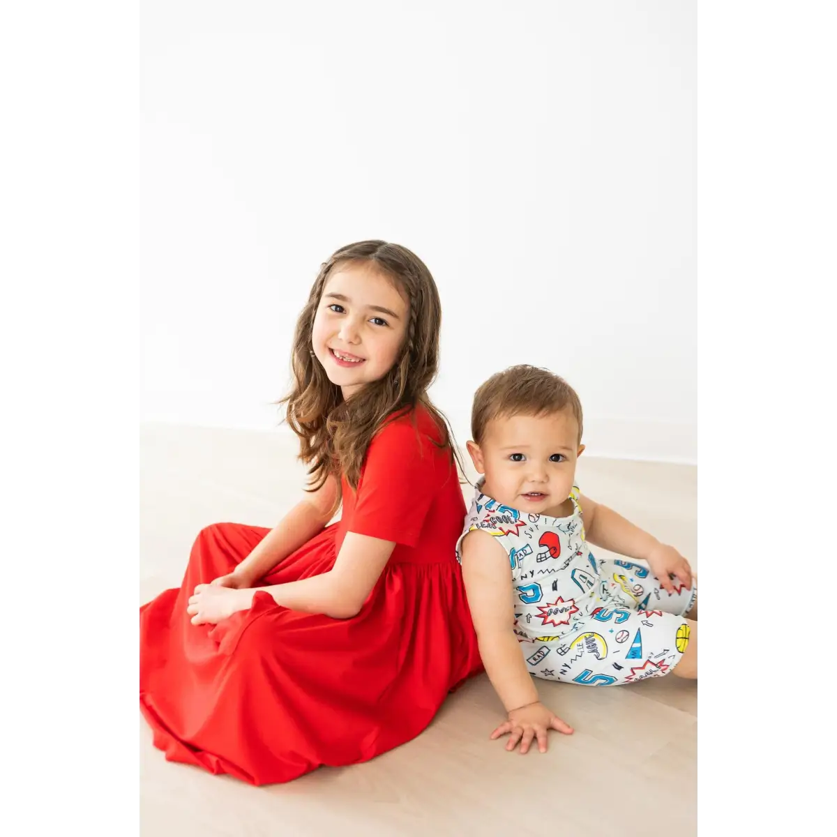 Pocket Twirl Dress - Red - Mila & Rose ®